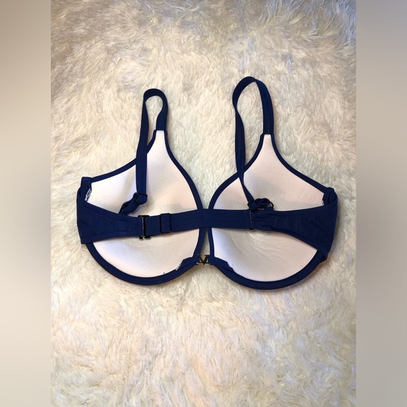 VENUS Blue Bikini Top with Molded Cups and Adjustable Straps DD NWOT - Picture 6 of 12